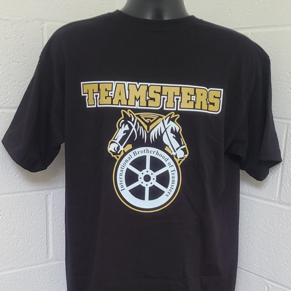 Teamster Black T-Shirt with Classic Logo - Teamster Shop
