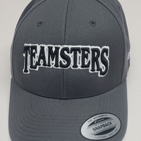 Teamster_Grey_EST_baseball_hat_front
