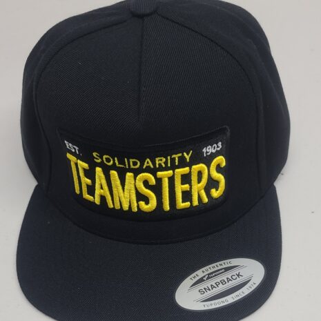 Teamster_black_licence_plate_baseball_hat