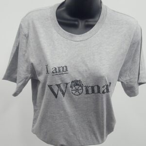 UNI GREY I AM WOMEN T-SHIRT