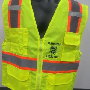 848 Yellow / Black Safety Vest