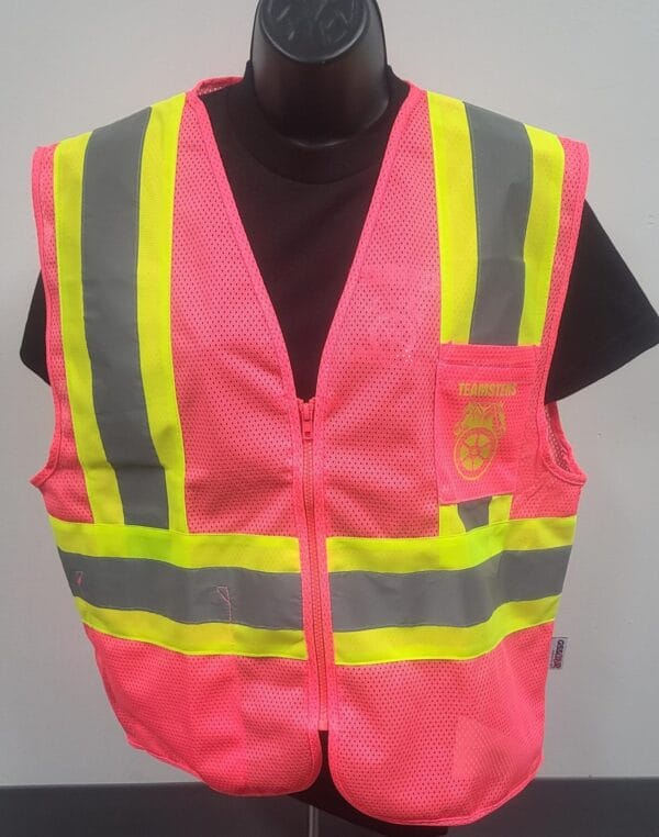 UNI Teamster Pink Safety Vest - Image 2